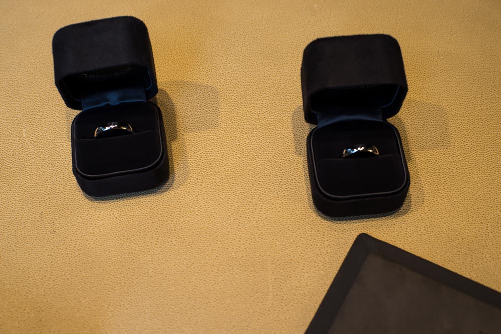 Documentary unique wedding NYC Same Sex Couple Tiffany rings, Steve Giovinco