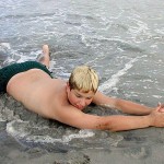 Contemporary fine art photography commissions NYC, boy on beach, Steve Giovinco