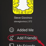 Snapchat as New Artistic Medium: Fine Art Photography Project, Add Friends, Steve Giovinco