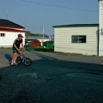 Fine art editorial photography commission, kid on bike in summer, NYC, Steve Giovinco