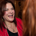 Fine art event documentary photography Rosanne Cash laughs in NYC, Steve Giovinco