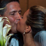 Fine art documentary wedding commission photography in NYC, kissing the bride, Steve Giovinco