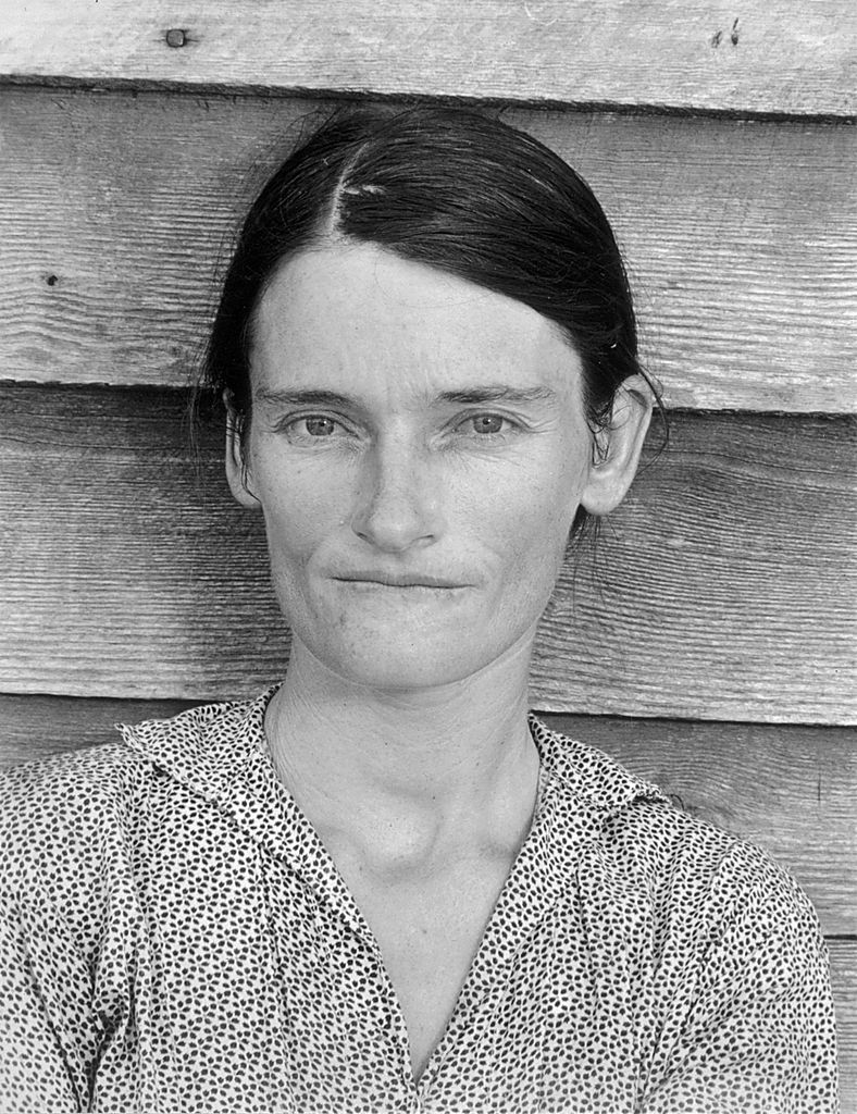 Evans's photo of Allie Mae Burroughs, a symbol of the Great Depression