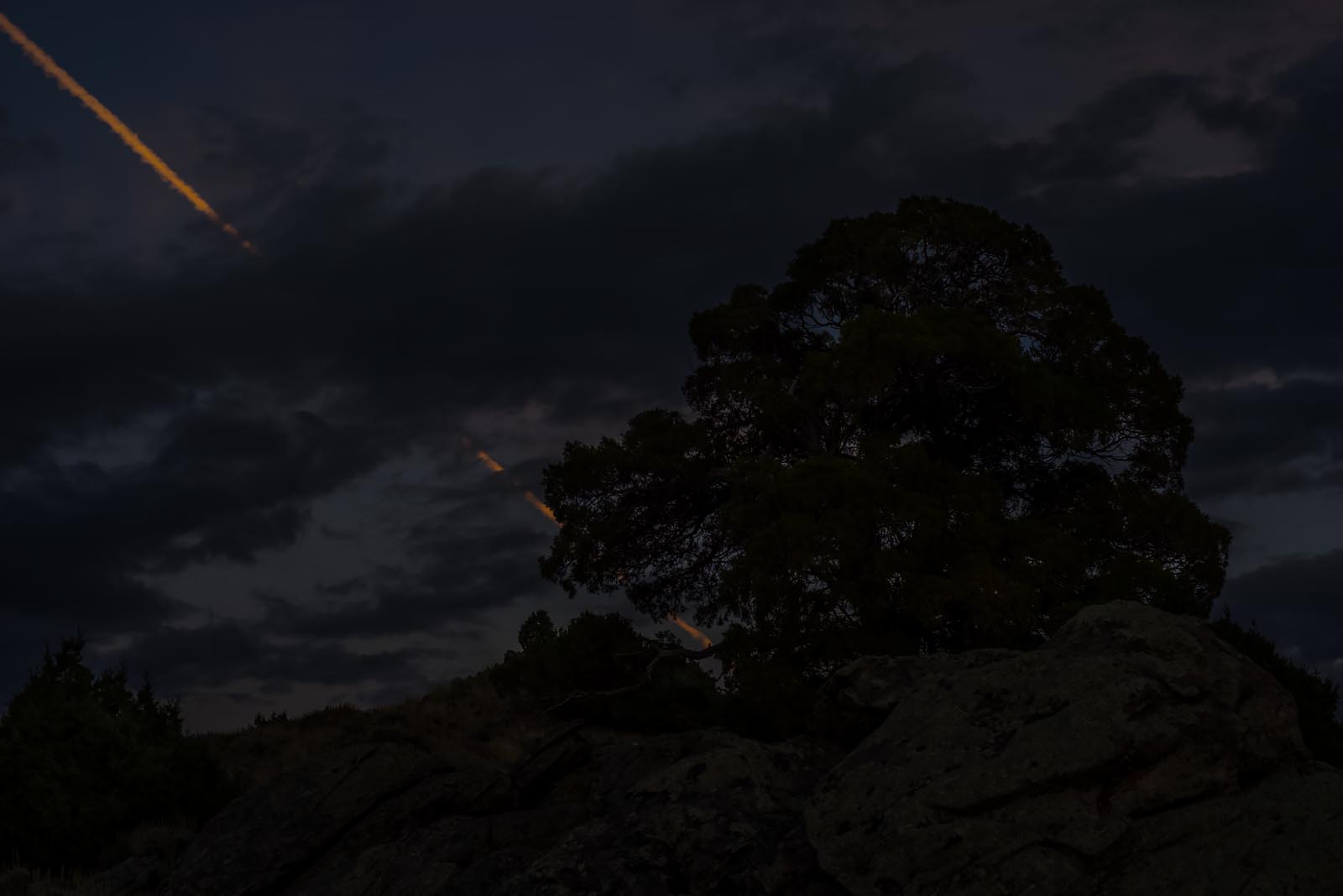 Lyrical Night Landscape Photographs: Sky Line