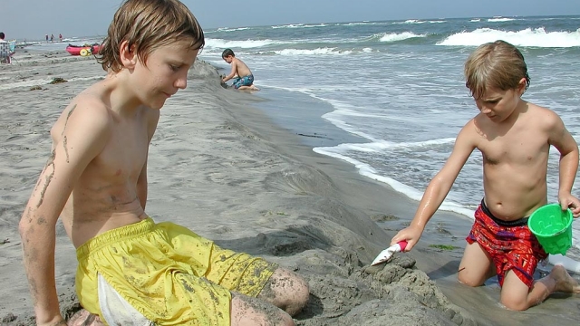 What Summer Looks Like: Kids on the Beach.  Fine Art Photography by Steve Giovinco