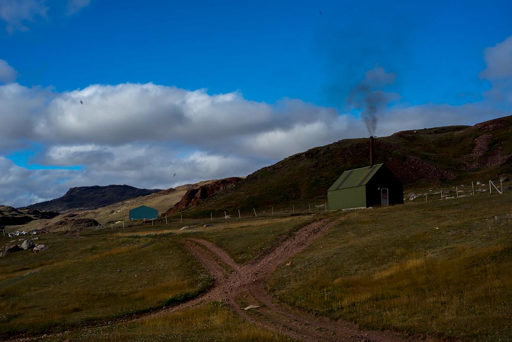 Photographing Greenland's Climate Changes: Night Landscape, Sheep Farm