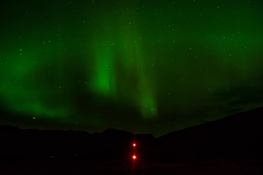 Photographing Greenland's Climate Changes: Night Landscape