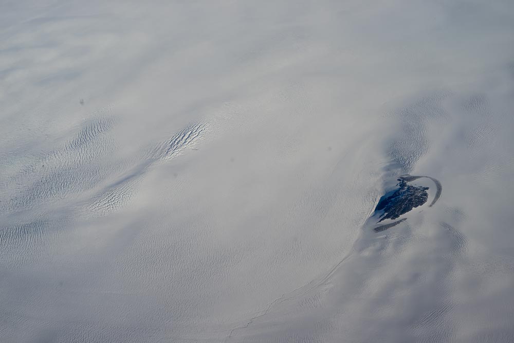 Photographing Greenland's Climate Changes: Night Landscape, Ice Sheet