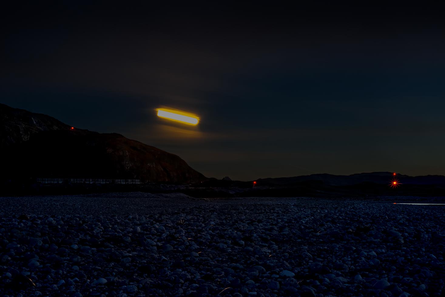 Photographing Greenland's Climate Change and Primordial Landscapes at Night: Long Exposure of Moon