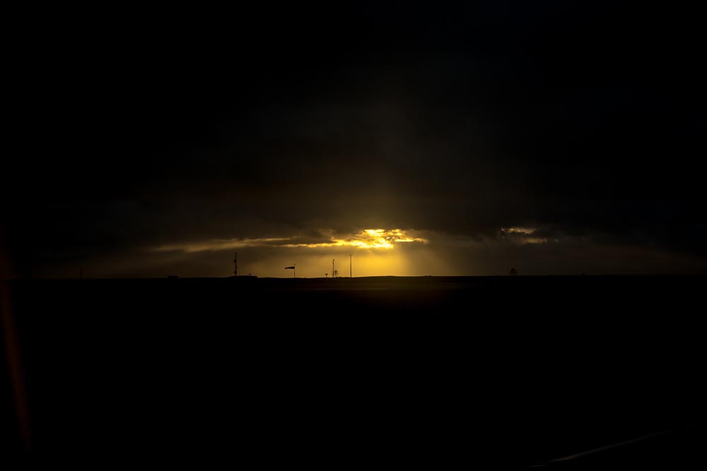 Night Landscape Photographs of Climate Change in Greenland: Clouds at Twilight