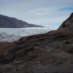 Greenland Glacier, Looking Up Towards the Ice Sheet