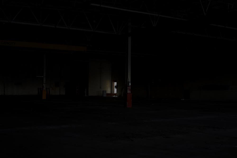 steve-giovinco-michigan-What Photographing at Night in an Abandoned 100-Year Old Factory Looks: Michigan Artist-in-Resident Huge Empty Room