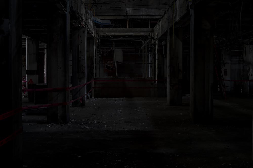 What Photographing at Night in an Abandoned 100-Year Old Factory Looks: Michigan Artist-in-Resident Basement