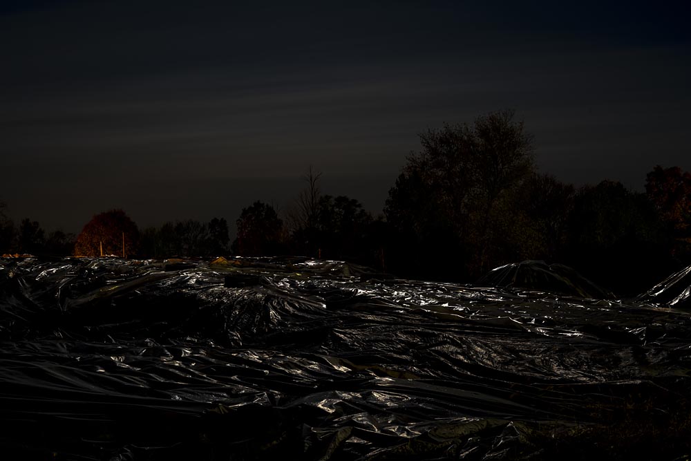 steve-giovinco-michigan-What Photographing at Night in an Abandoned 100-Year Old Factory Looks: Michigan Artist-in-Resident Strange Night Exterior