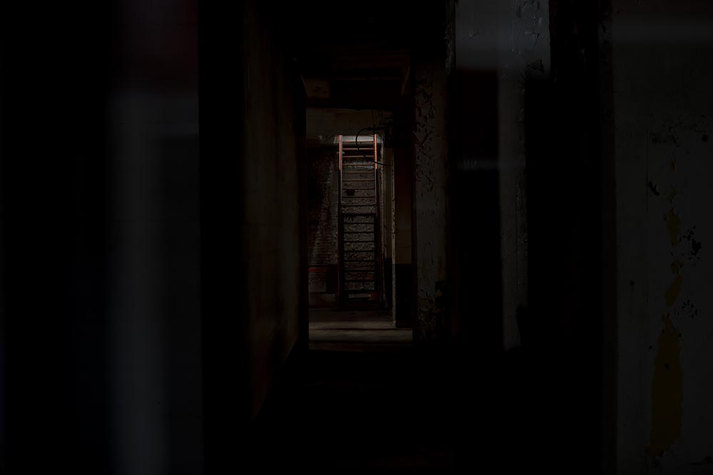 steve-giovinco-michigan-What Photographing at Night in an Abandoned 100-Year Old Factory Looks: Michigan Artist-in-Resident Stairway