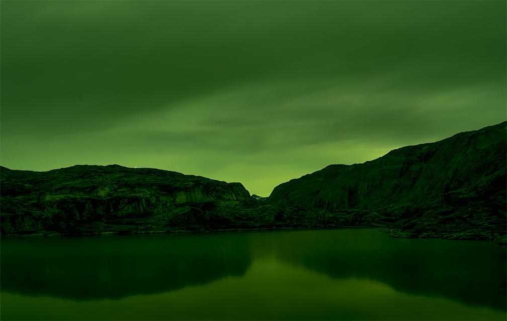 Darkland: Greenland Fine Art Photography Book Proposal @SteveGiovinco, Green Eerie Pond