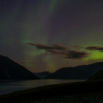 Fine Art Landscape Photographs of Arctic Greenland, Steve Giovinco: Northern Lights in Sky Over Fjord