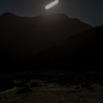 Fine Art Landscape Photographs of Arctic Greenland, Steve Giovinco: Strange Moon Light Long Exposure