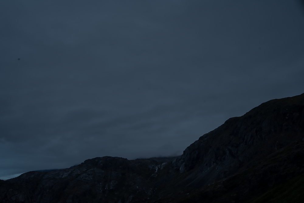 Fine Art Landscape Photographs of Arctic Greenland, Steve Giovinco: Waterfall in Fog