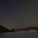 New Work: Ethereal Greenland Nightlandscape Photographs @SteveGiovinco Icebergs in Fjord with Aurora Borealis