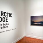 Arctic Edge, Photography Exhibition at Scandinavia House NYC, Night Landscape Photos of Greenland, By Steve GiovincoArctic Edge, Photography Exhibition at Scandinavia House NYC, Night Landscape Photos of Greenland, By Steve Giovinco Gallery Entrance and Title