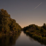 The Netherlands Night Landscape Photographs, Steve Giovinco, Canal: star streaking